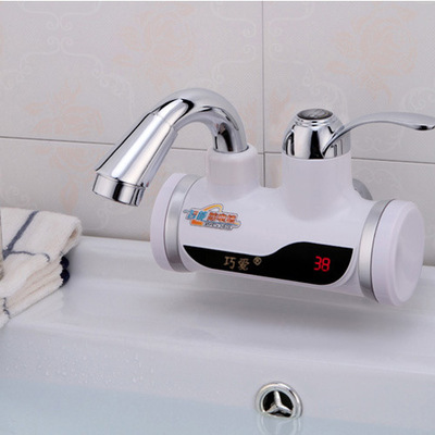 【電熱水龍頭即熱式快速廚房電熱水器櫻花溫度顯示淋浴洗澡廚浴兩用】價格,廠家,圖片,水龍頭/水嘴,余姚市和美電器-