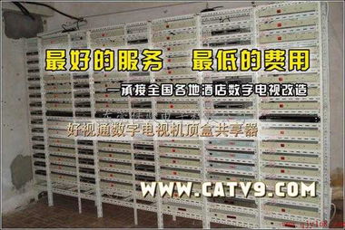 宿舍工廠學校有線電視改造工程必用產品4路有數電視共享器